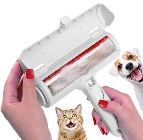 PAWLUMIO Pet Hair Remover — Self-Cleaning Lint Roller