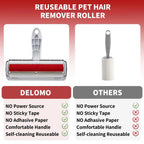 PAWLUMIO Pet Hair Remover — Self-Cleaning Lint Roller