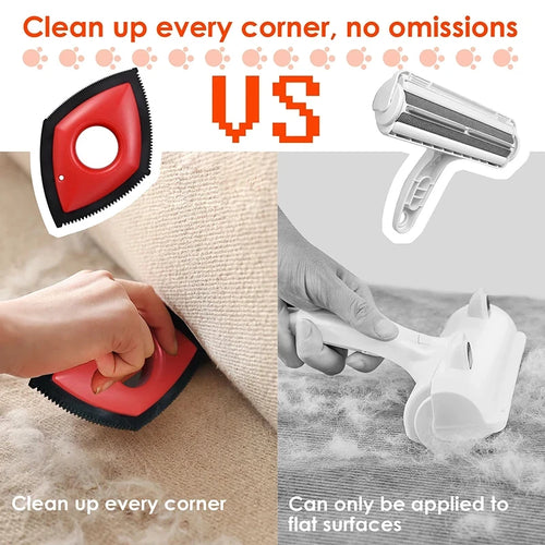 FurSweep 4-Edge Pet Hair Remover